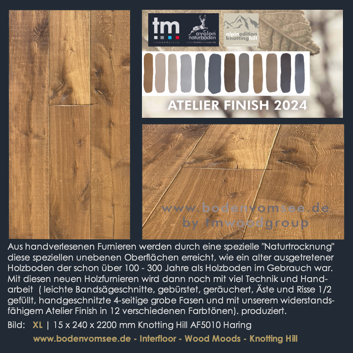 Alpin Edition Landhausdielen Eiche Knotting Hill